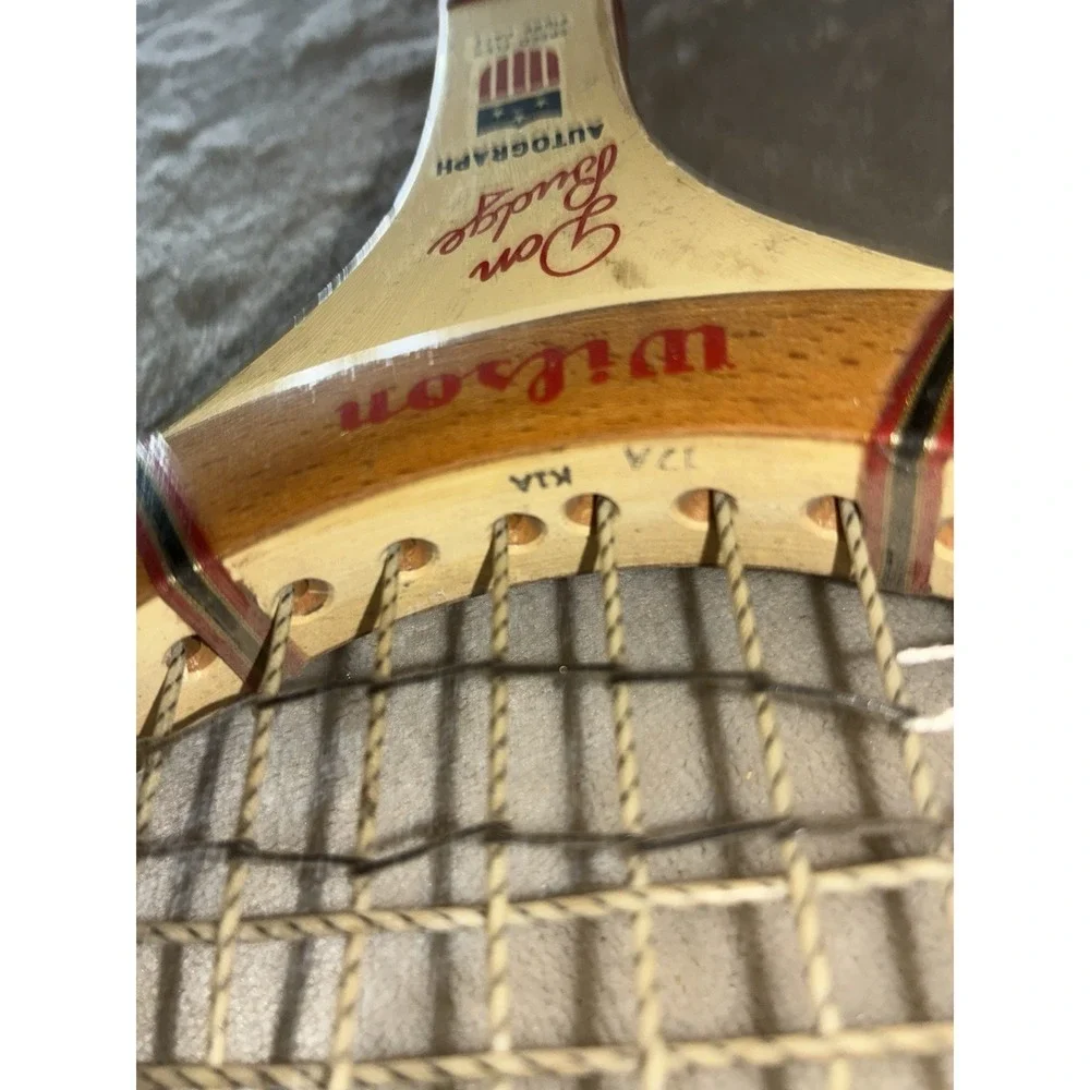 Wilson Tennis Racket Signature Don Budge Speed Flex‎ Fibre Face Frame Vintage